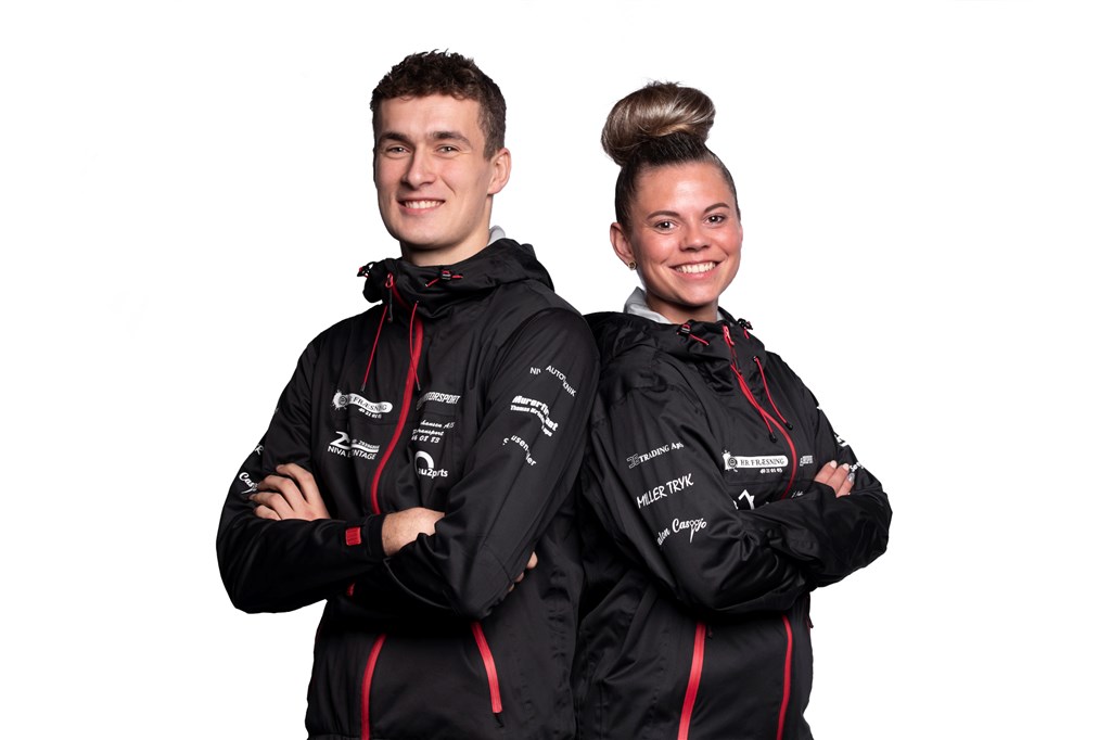 Nyt talent på vej frem: Jacob Egholm bygger på sin far, Peter Egholms rallyerfaring og på sin erfarne codriver Sarah Haulrik.
(Foto: SK-Photo)